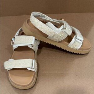 a new day White Sandals